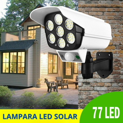 LAMPARA LED SOLAR CON SENSOR DE MOVIMIENTO