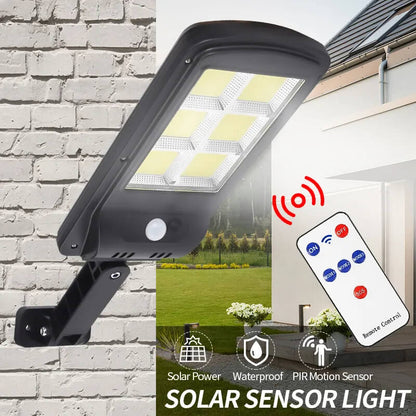 LAMPARA LED SOLAR EXTERIOR